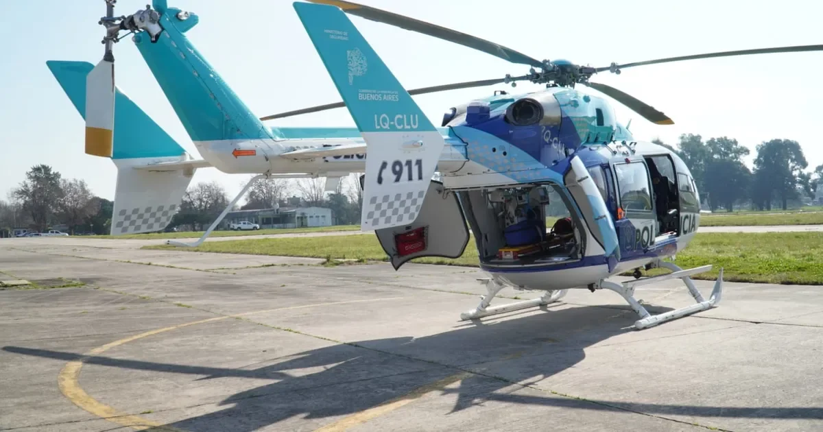 Una niña de 2 años es evacuada en helicóptero tras un grave accidente en Ruta 41