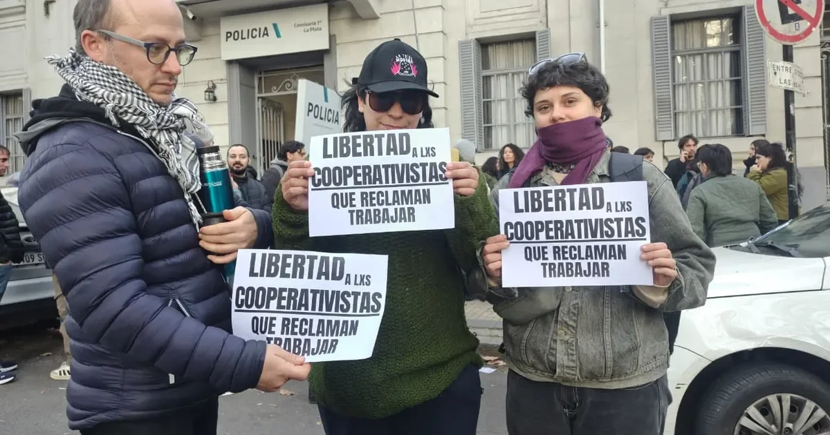 Vecinos de La Plata piden justicia y liberación de cooperativistas arrestados en protestas