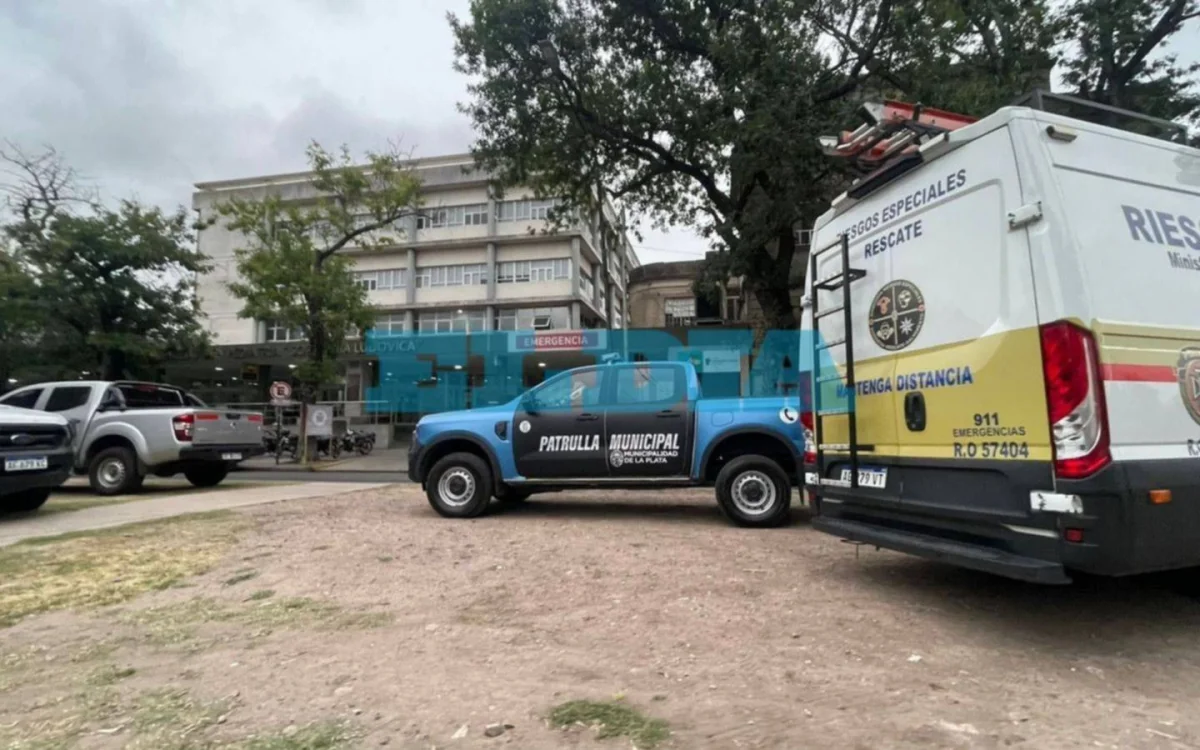 Vecinos del Hospital de Niños de La Plata enfrentan momentos de angustia tras amenaza de un hombre